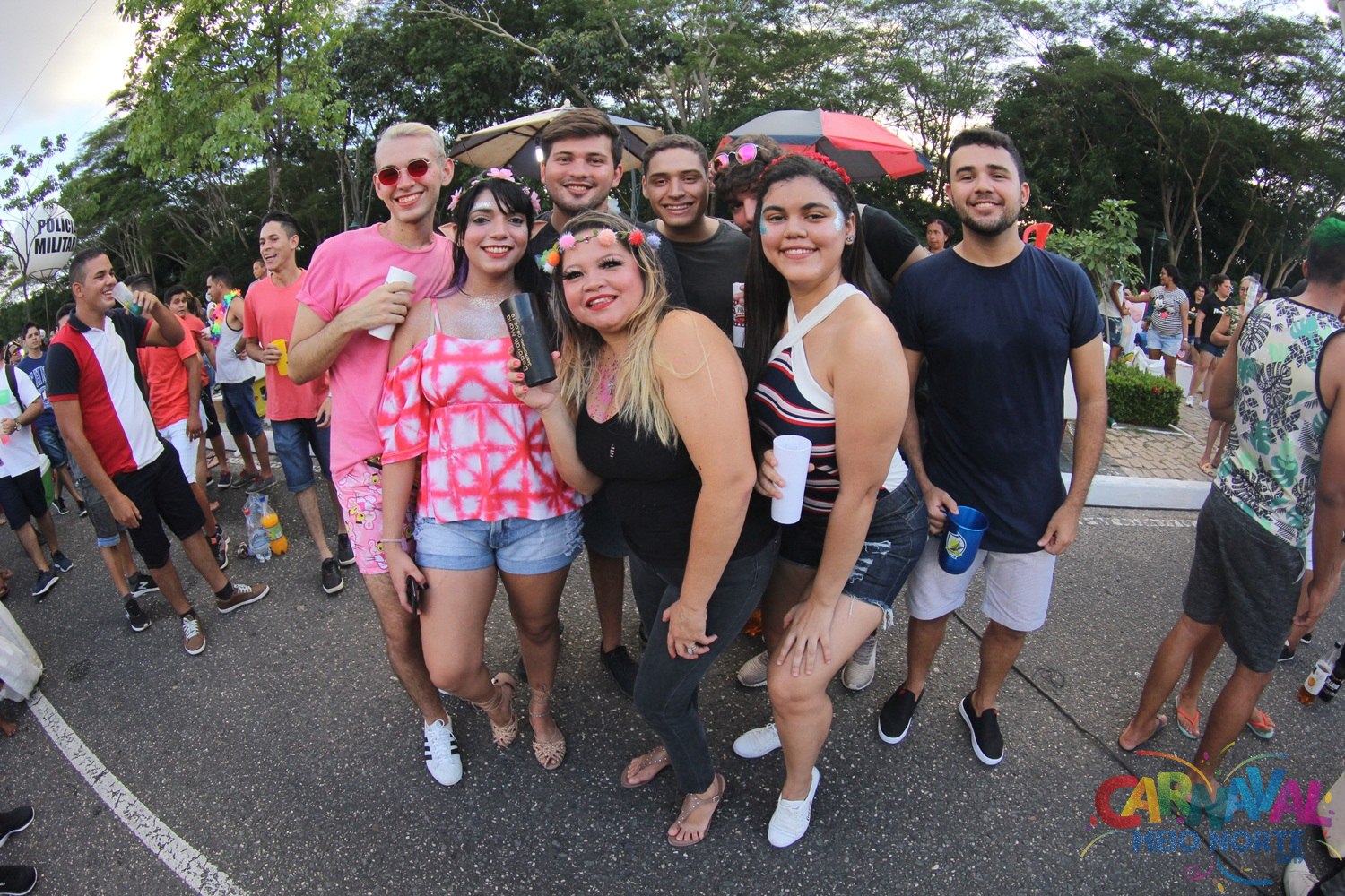 Foliões no Corso 2019
