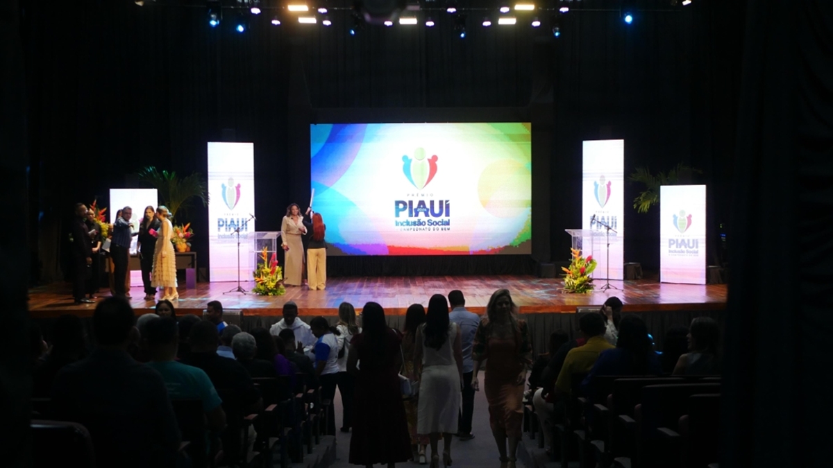 Solenidade do 19º Prêmio Piauí de Inclusão Social