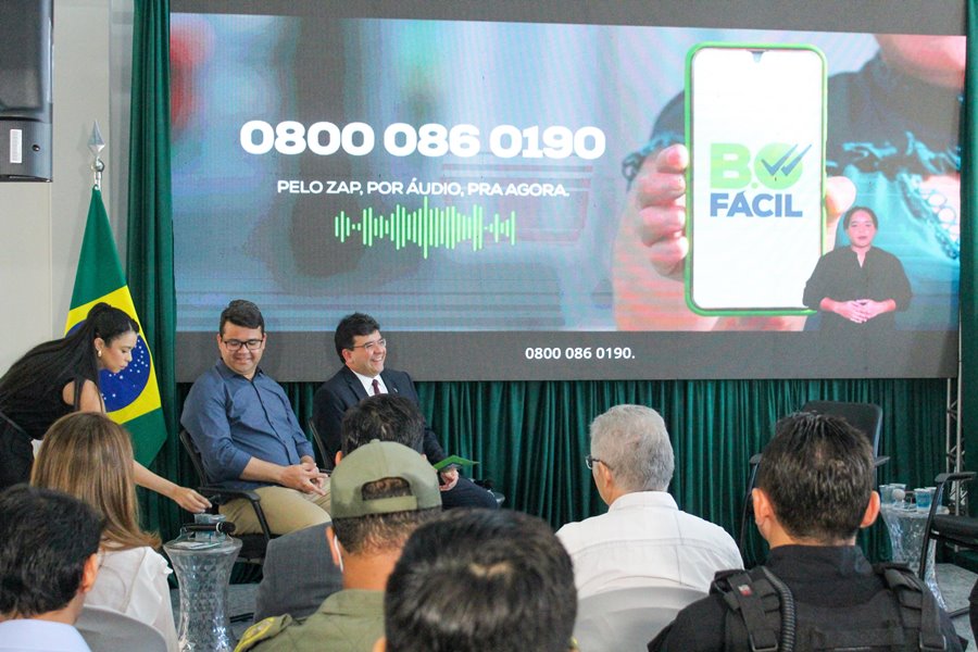Piauí lança BO Fácil: registro de ocorrências e denúncias agora podem ser feito pelo WhatsApp