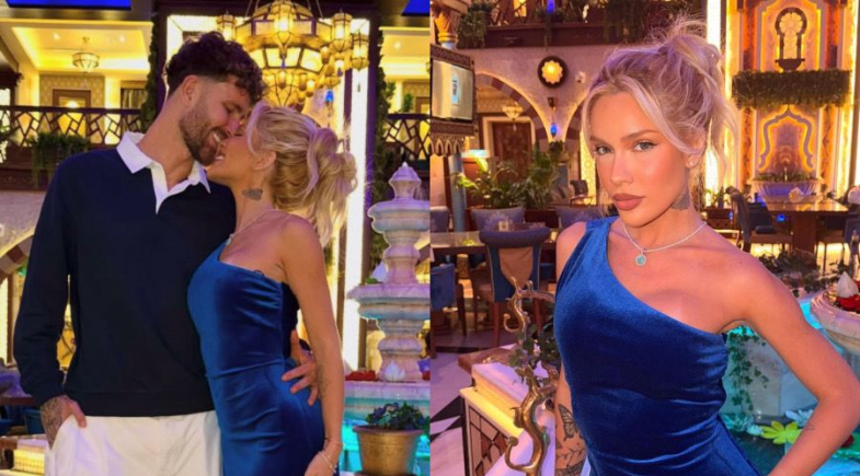 Karoline Lima e Léo Pereira curtem noitada no Catar após vitória do Flamengo