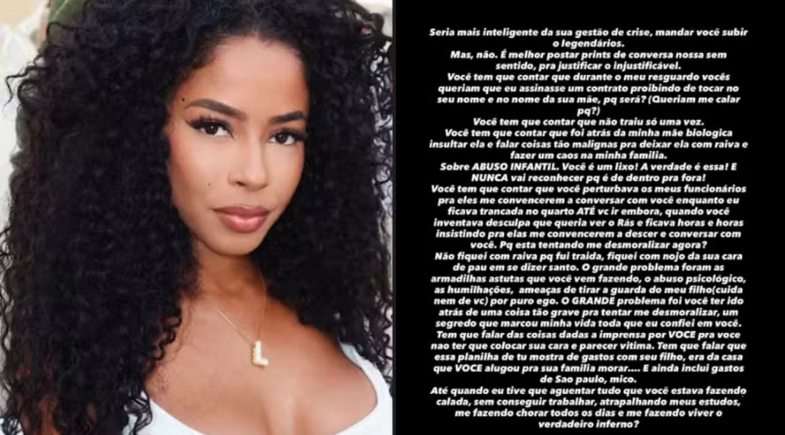 Lorena contesta versão de MC Daniel e expõe prints: “Não traiu só uma vez”