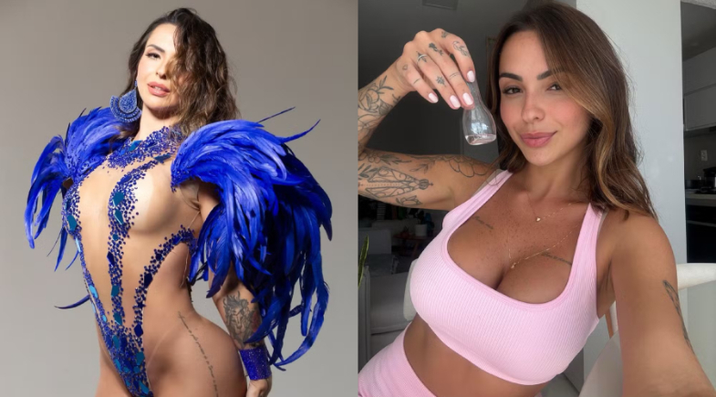 Karol Rosalin, Madrinha da Tatuapé, vende frascos com suor para bancar Carnaval