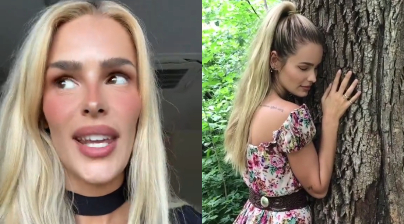 Yasmin Brunet vira alvo de piadas após dizer que desabafa com árvores e vento