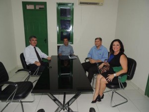 Prefeito Municipal recebe visita de Superintendentes do Banco do Brasil