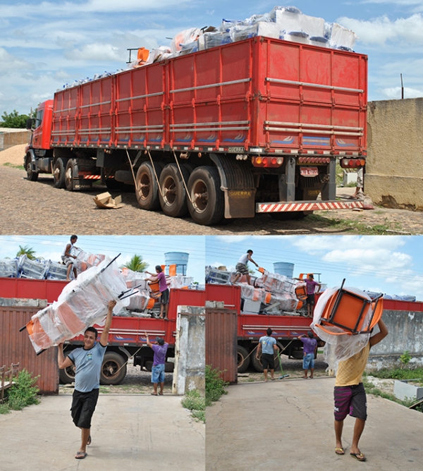 Além da reforma e ampliação, a U.E. Domingos Alves Gomes recebe nova mobilia - Imagem 1