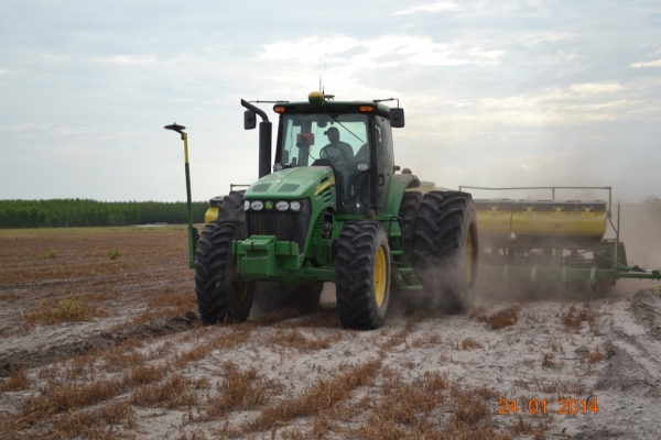 Fazenda Agropecuária Barras está plantando vários hectares de terra com soja - Imagem 2