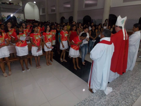 Celebração da Crisma para em Capitão de Campos. - Imagem 8