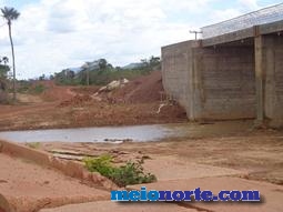Primeira grande chuva já foi suficiente para interditar a PI 258.