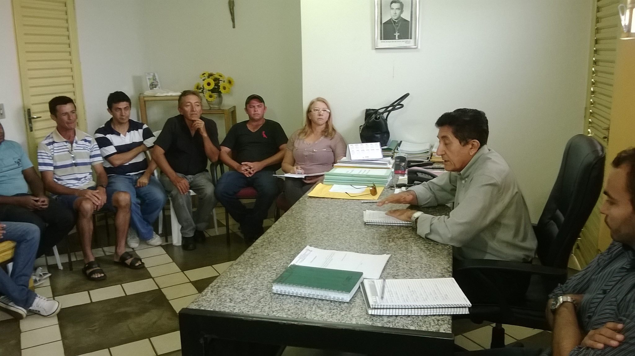 Dr.Zé Maria reuni-se com os Motoristas do Município de Ipiranga