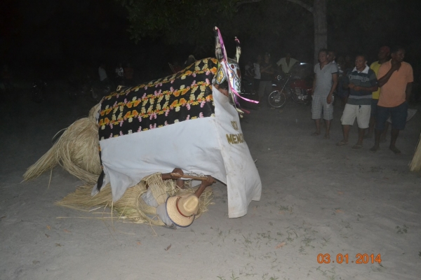 Grupo de Reisado do Boi Memória faz peregrinação no bairro Mato Seco. - Imagem 13