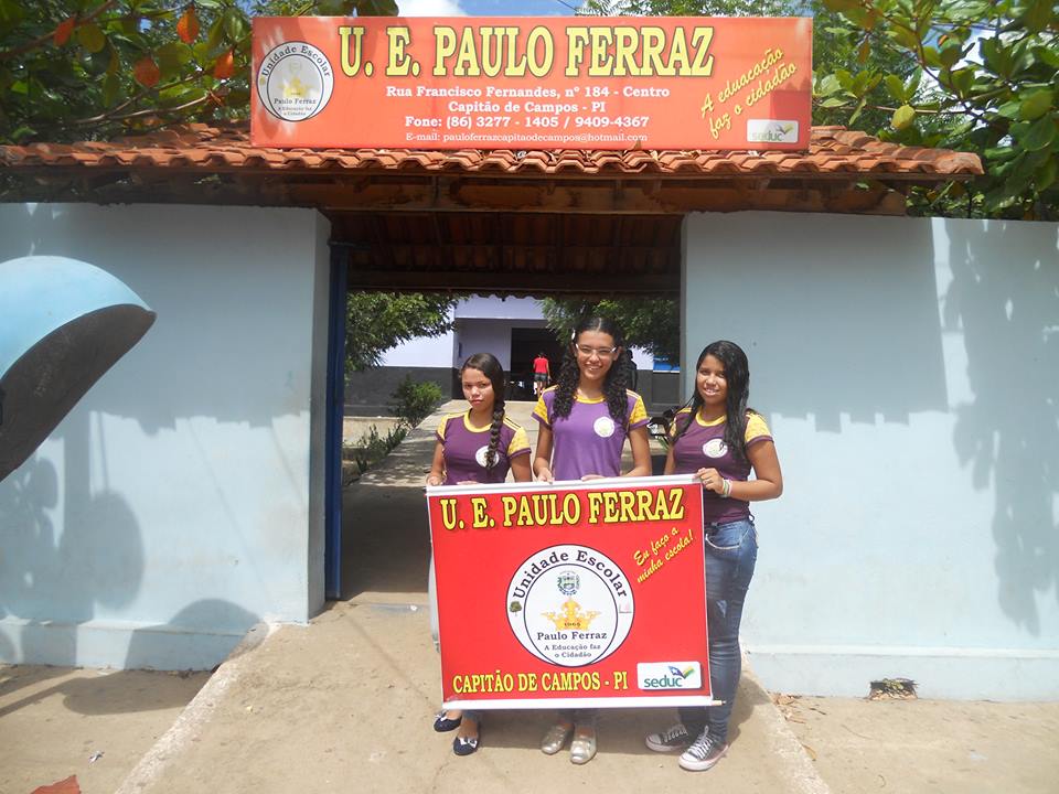 Alunas da Unidade Escolar Paulo Ferraz são destaque no ENEM.