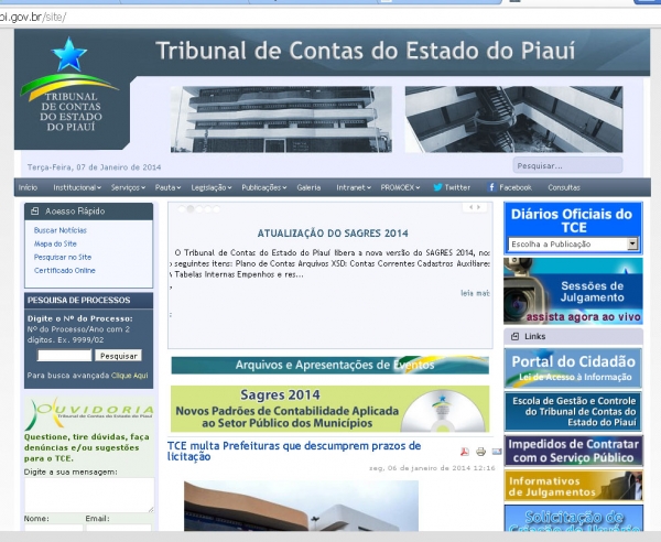 TCE revela que multou prefeituras que descumprem prazos de licitação, colocando na lista a de Anísio de Abreu - Imagem 1