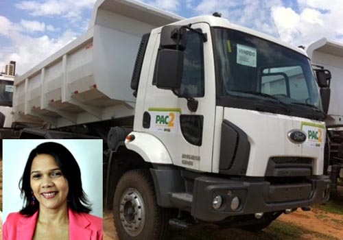 Prefeita Ana Célia anuncia recebimento de caçamba para Cocal de Telha - Imagem 1