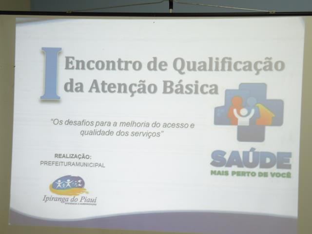 I Encontro de Qualificação da Atenção Básica de Ipiranga