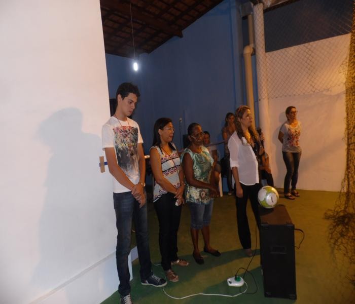 Na semana da criança, Escola “Santa Genoveva” inaugura Espaço Esportivo Prof. Valdik Soriano - Imagem 11