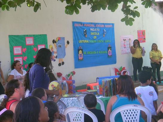 Escolas Municipais realizam o lançamento do Projeto Sacola de Leitura: Quem Conta, Canta, se Encanta e Reconta. - Imagem 2