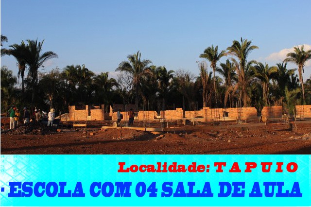 Prefeita Dra. Salete Rego esta aplicando mais de R$ 4 milhões de reais em construção de escolas e ginásios poliesportivos no município.  - Imagem 1