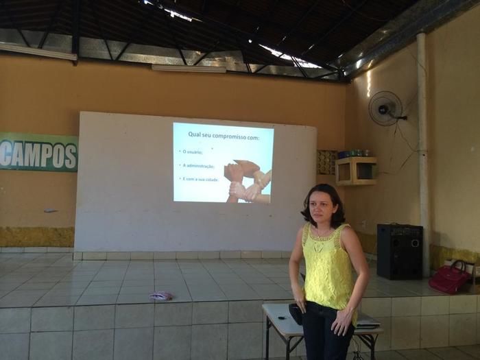 Palestra sobre acolhimento realizada pela SMS   - Imagem 2