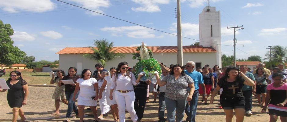 Missa e procissão marca o encerramento dos festejos de Nossa Senhora de Fátima no Buriti do Castelo