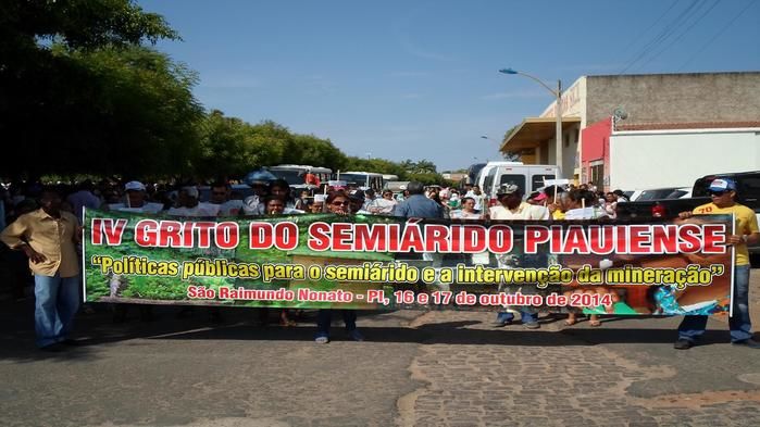 Agricultores vilanovenses participam do 4º - Grito do Semiárido em São Raimundo Nonato-PI! - Imagem 1