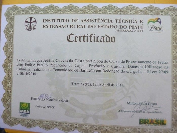 Moradores da Comunidade Barracão recebem certificados de Curso realizado pela EMATER  - Imagem 2
