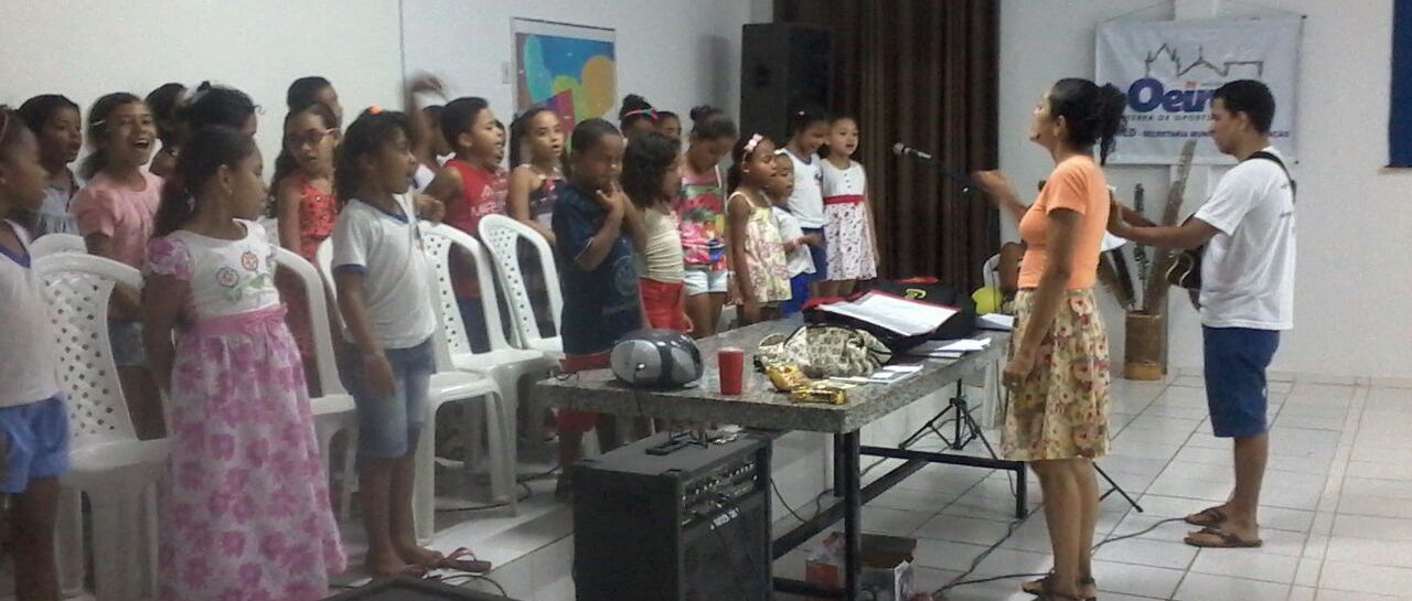 Coral Boa Semente ensaia para apresentações no IX Festival de Cultura de Oeiras