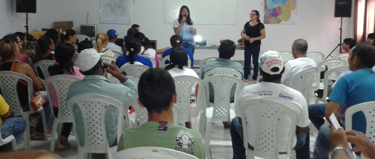 Agentes de saúde de Oeiras participam de reunião avaliativa e de capacitação