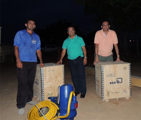 Em Água Branca obras de esgotamento sanitário recebem novos equipamentos - Imagem 2