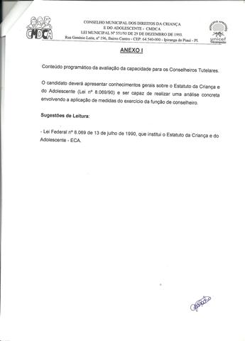  CMDCA Publica Edital de Eleição Suplementar Para Conselheiro Tutelar - Imagem 11