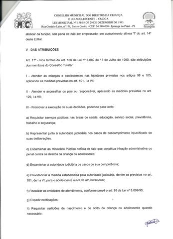  CMDCA Publica Edital de Eleição Suplementar Para Conselheiro Tutelar - Imagem 4