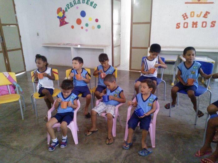 Nutricionista do NASF realiza atividade com alunos da escola pública Jardim de Infância Nossa Sra de Fátima - Imagem 16