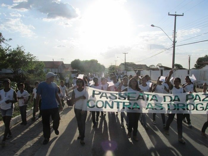 II Caminhada Contra as Drogas da Escola Roque Alencar em Agricolândia  - Imagem 2