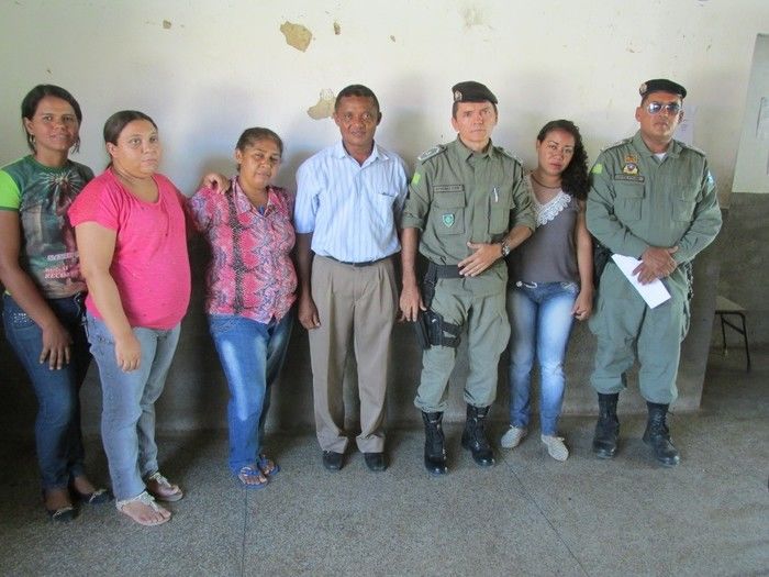 Subtenente Juvenilton Cavalcante da Força Tática de Água Branca Ministra Palestra sobre Drogas na Escola Roque Alencar   - Imagem 16
