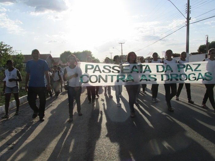 II Caminhada Contra as Drogas da Escola Roque Alencar em Agricolândia  - Imagem 1