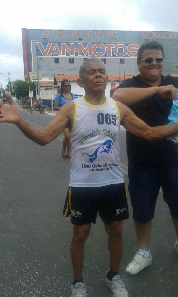 Domingos aos 69 Anos participa da Grande Maratona da Faculdade ISEPRO de Água Branca - Imagem 1