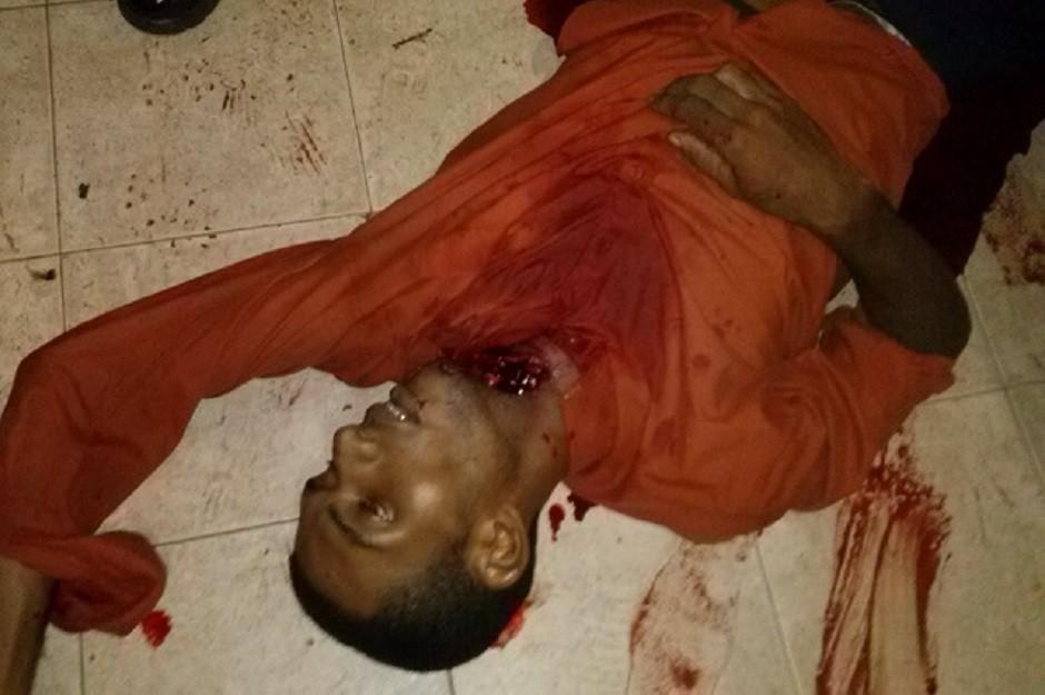 Floriano: Homem assalta restaurante e acaba morto durante o assalto. IMAGENS FORTES!