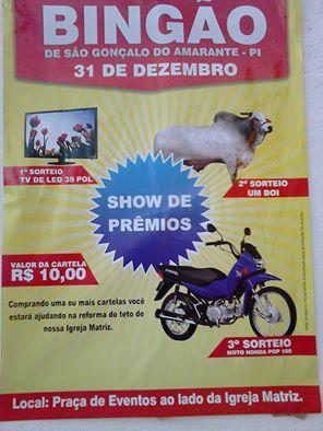 Bingão de são Gonçalo do Amarante - PI - Imagem 1