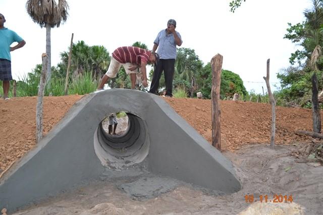 Prefeito Zé Resende construiu mais um pontilhão na zona rural de Boa Hora - Imagem 1