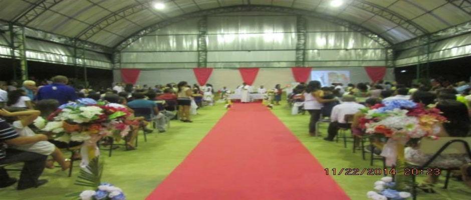 1º casamento coletivo na area Pastoral de Nossa Senhora do carmo.