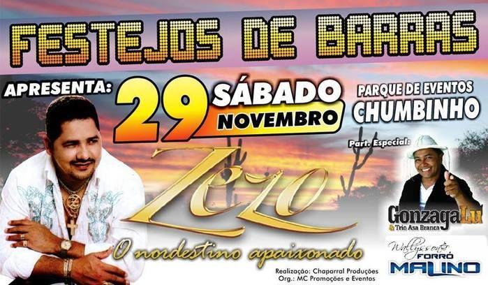 Hoje tem Zezo no Parque de Eventos ‘Chumbinho’. Não perca! - Imagem 1