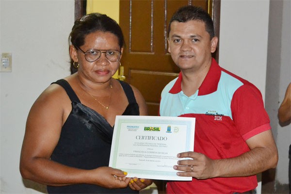 Alunos do Pronatec/UFPI receberam certificação de Cursos realizados em Brasileira - Imagem 3
