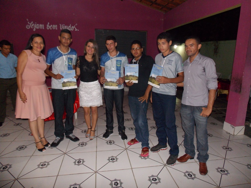 Solenidade de entrega de medalhas aos alunos contemplados OBA