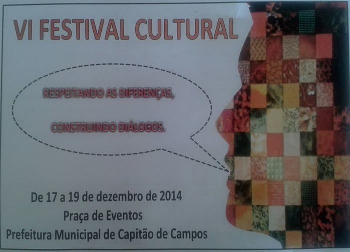 Participe do VI Festival Cultural de Capitão de Campos  - Imagem 1