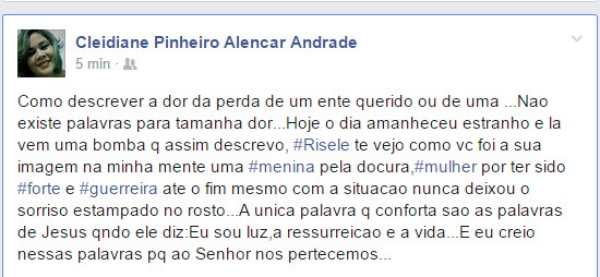 Amigos reservam tempo para homenagear Risele Alves - Imagem 8