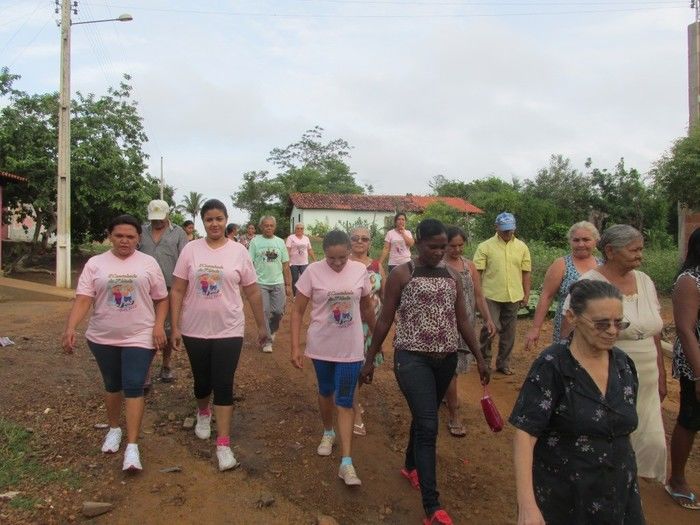 Equipe de Saúde de Pitombeira Faz sua 2ª Caminhada da 3ª Idade no Bairro Baixa - Imagem 42