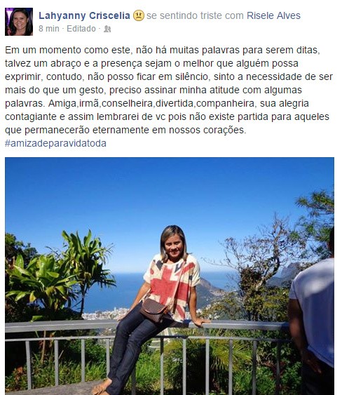 Amigos reservam tempo para homenagear Risele Alves - Imagem 11