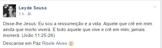 Amigos reservam tempo para homenagear Risele Alves - Imagem 4