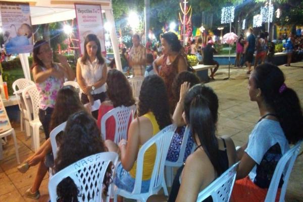 Secretaria de Saúde não para:  Mais um dia de Promoção e Prevenção à Saúde em pleno Festejo - Imagem 1