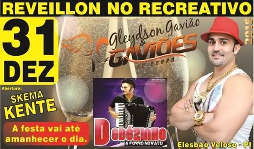 Revellion do CRE apresenta show da Banda Gaviões do Forró  - Imagem 1