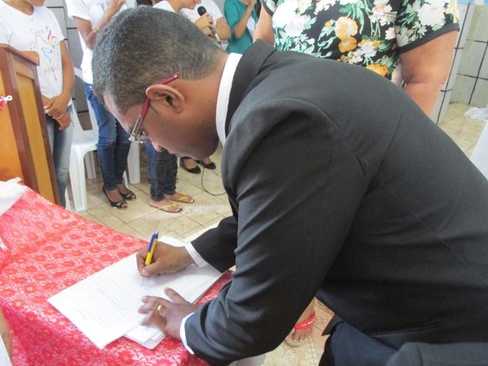 13 casais disseram Sim na parôquia diaconia Territorial Nossa Senhora de Fátima em Agricolândia   - Imagem 15